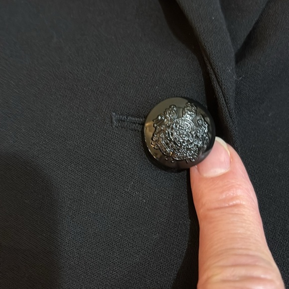 Lauren Ralph Lauren Black Velvet Colar Blazer. Size 16. Wool - Picture 4 of 12